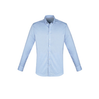 Camden Mens Long Sleeve Shirt Blue XSmall