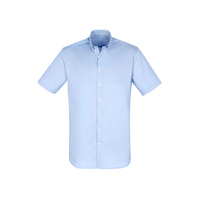 Camden Mens Short Sleeve Shirt Blue XSmall