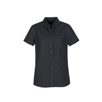 Indie Ladies Short Sleeve Shirt Dark Blue 8