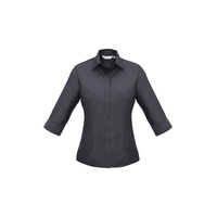 Ladies Hemingway 3/4 Sleeve Shirt Port Wine 6