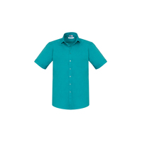 Mens Monaco Short Sleeve Shirt Electric Blue 3XL