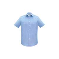 Mens Euro Short Sleeve Shirt White XSmall