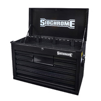 Sidchrome 204 Piece 13 Drawer  Hyper Colour Series Tool Kit (Black) SCMT10160HB
