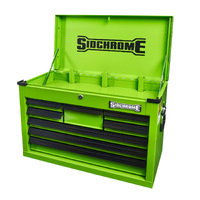 Sidchrome 204 Piece 13 Drawer  Hyper Colour Series Tool Kit (Green) SCMT10160HG