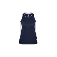 Ladies Renegade Singlet Red/White/Silver 6