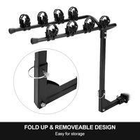SAN HIMA 4 Bicycle Bike Carrier Foldable 2" Hitch Mount
