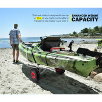 MOBI Aluminum Kayak Trolley 90KG Capacity Foldable