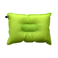 Sherpa Self Inflating Pillow Green/Grey