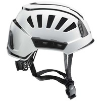 Inceptor Grx Vented Helmet White C/W Reflective Stickers