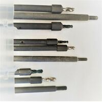 Glow plug electrode extraction kit for broken diesel engine glow plugs govoni