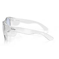 SafeStyle Cruisers Clear Frame Blue Light Blocking Lens Safety Glasses