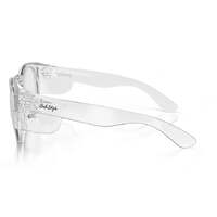 SafeStyle Cruisers Clear Frame Clear Lens Safety Glasses