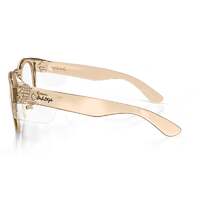 SafeStyle Cruisers Champagne Frame Clear Lens Safety Glasses