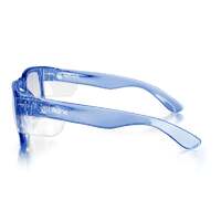 SafeStyle Fusions Blue Frame Blue Light Blocking Lens Safety Glasses