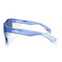 SafeStyle Fusions Blue FRAME TINTED Lens Safety Glasses