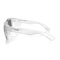 SafeStyle Fusions Clear Frame Tinted Lens Safety Glasses