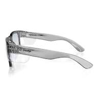 SafeStyle Fusions Graphite Frame Blue Light Blocking Lens Safety Glasses
