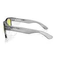 SafeStyle Fusions Graphite Frame Yellow Lens Safety Glasses