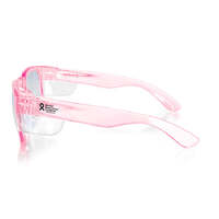 SafeStyle Fusions Pink Frame Blue Light Blocking Lens Safety Glasses