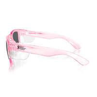 SafeStyle Fusions Pink Frame Polarised Lens Safety Glasses