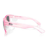 SafeStyle Fusions Pink Frame Tinted Lens Safety Glasses
