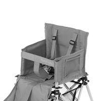 Baby High Chair Silver