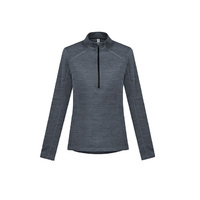 Ladies Monterey Top Grey Marle/Black 2XL