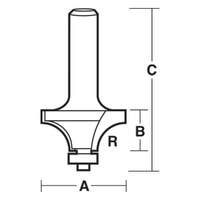 Carbitool 6mm Rounding Over Bit T 506MB
