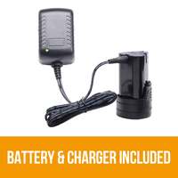 Masterspec 12v cordless drill driver screwdriver accessories w/battery chargerOne Battery