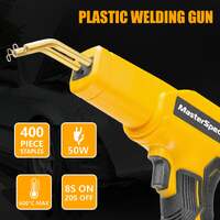 Masterspec 50w hot stapler plastic welding gun car bumper repair kit welding repairing machine welder gun