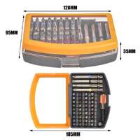 Masterspec 42-piece cr-v security screwdriver bit set