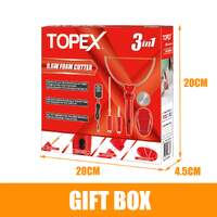 Topex 3-in-1 hot wire foam cutter styrofoam cutting tool set