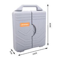 MasterSpec 100PCs Household Tool Kit Toolbox Set