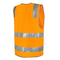 TRU Workwear VIC Rail Day/Night Safety Vest M