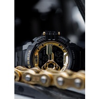 Unit Mens Watch Crank Black Gold OSFM Blk Gold