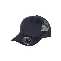 Unit Mens Headwear Cap Trucker Elite OSFM Black
