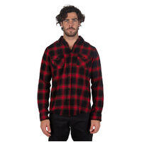 Unit Mens Shirt Flannel Hood Chester L Blue