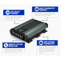 ATEM POWER 12V 25A DC to DC Battery Charger with Smart Hub MPPT Solar Dual Battery