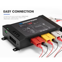 ATEM POWER DC to DC Dual Battery System Smart Hub Universal Fitment Dual Voltage Meters