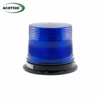 Large LED Beacon Magenta Magnetic Base 12-24V