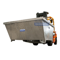 East West Engineering Lever Release Tipping Bin 0.35m³ 740mm Wide WFL5X74