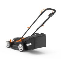 WORX 40V (20V x 2)  34cm Push Lawn Mower Kit w/ 2x POWERSHARE Batteries & Charger - WG779E