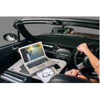 Gripmaster versatile car desk with 300W inverter