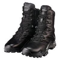 KingGee Bates Delta 8 Mens Side Zip Boot Size AU/UK 12 (US 13) Colour Black