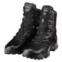 KingGee Bates Delta 8 Mens Side Zip Boot Size AU/UK 9 (US 10) Colour Black