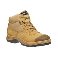KingGee Mens Tradie Puncture Resistant Zip Boot Size AU/UK 7 (US 8) Colour Wheat