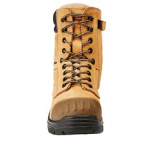 KingGee Mens Phoenix 8Z Side Zip Boot Nubuck Size AU/UK 7 (US 8) Colour Wheat
