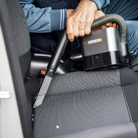 WORX 20V Cordless Cube Vehicle Vacuum Cleaner w/POWERSHARE 2Ah Battery & Charger - WX030