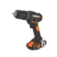 WORX 20V Cordless 13mm Hammer Drill with 2x POWERSHARE Batteries & Charger - WX370.1