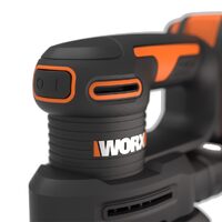 WORX 20V Cordless Detail Sander Kit incl. POWERSHARE Battery & Charger - WX822.B